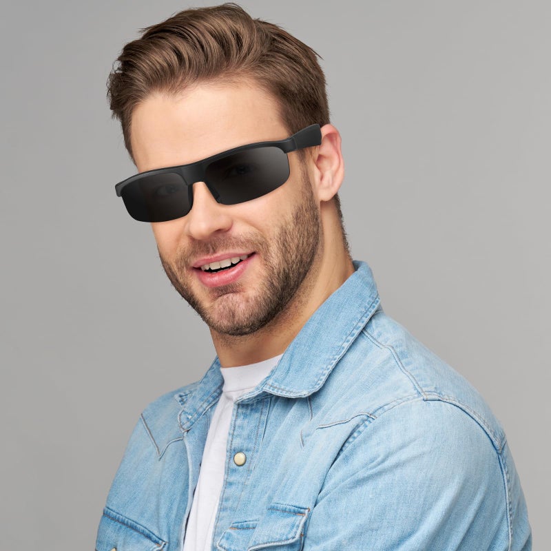 LVTEL Smart Glasses, Polarized Bluetooth Sunglasses, Built-in Mic & Speakers, Voice Assistant, UV Protection Audio Sun Glass - Image 5