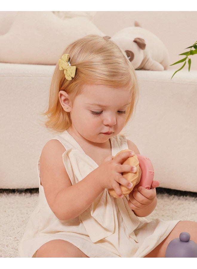 jollybows جولي بوز 20 قطعة مشابك شعر وقوس مصنوعة بالكامل للفتيات، الرضع، الأطفال الصغار، الأطفال، والمراهقين - 2" مشابك صغيرة للشعر الناعم - Image 3