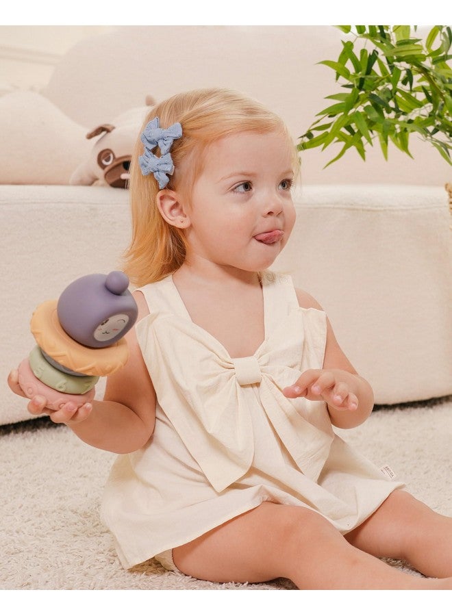 jollybows جولي بوز 20 قطعة مشابك شعر وقوس مصنوعة بالكامل للفتيات، الرضع، الأطفال الصغار، الأطفال، والمراهقين - 2" مشابك صغيرة للشعر الناعم - Image 4