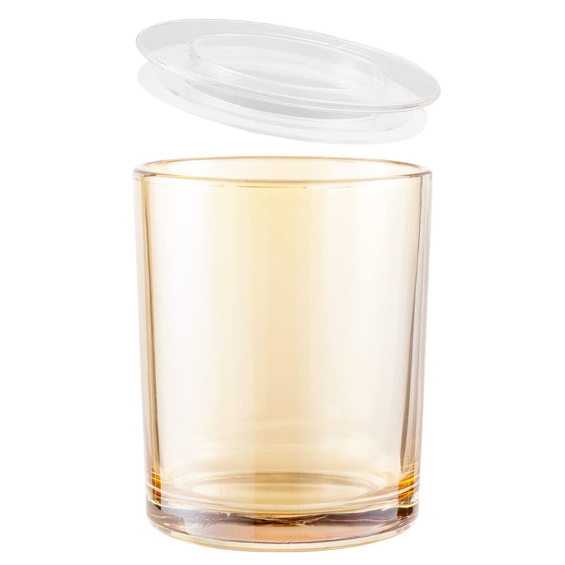 CandMak Candle Jars, 20 Pack 6 OZ Glass Empty Candle Vessels Containers Jars Bulk with Clear Lids for Making Candles (Luxury Champagne) - Image 5
