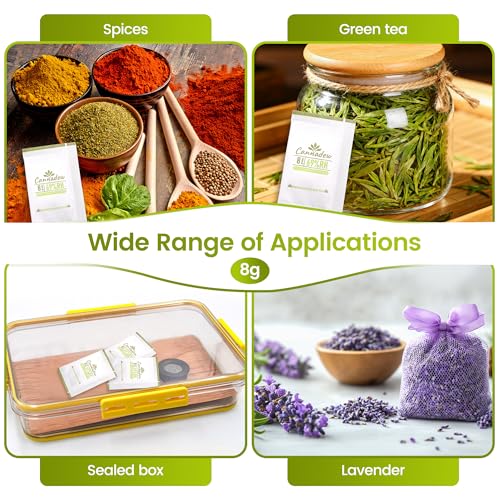 CANNADEW 69% RH, 8g (15 Pack) Cannadew Humidity Packs Two-Way Humidity Control Pack – Moisture Absorbers & Hydration Packets for Storage - Image 4