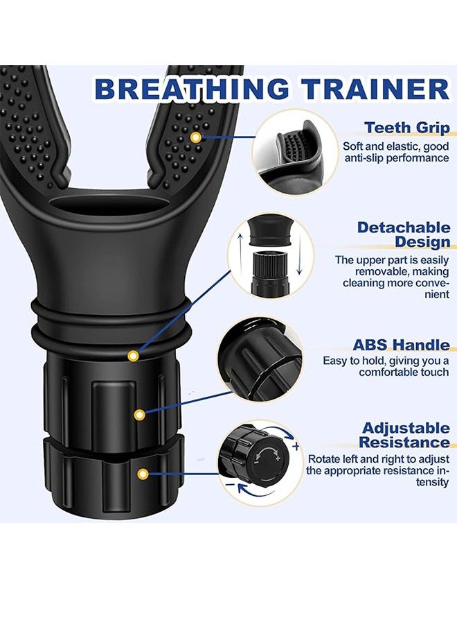 Generic Breathing Trainer, Portable Lung Trainer, Bsistance Trainer, For Oral And Muscle Training, Daily Fitness Training, Easy To Clean Design  - Image 2