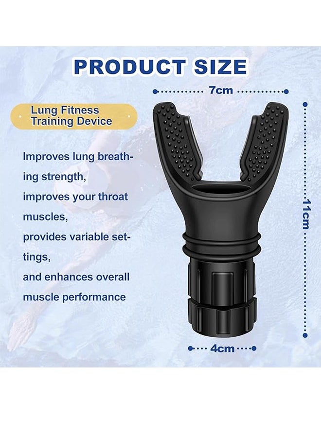 Generic Breathing Trainer, Portable Lung Trainer, Bsistance Trainer, For Oral And Muscle Training, Daily Fitness Training, Easy To Clean Design  - Image 4