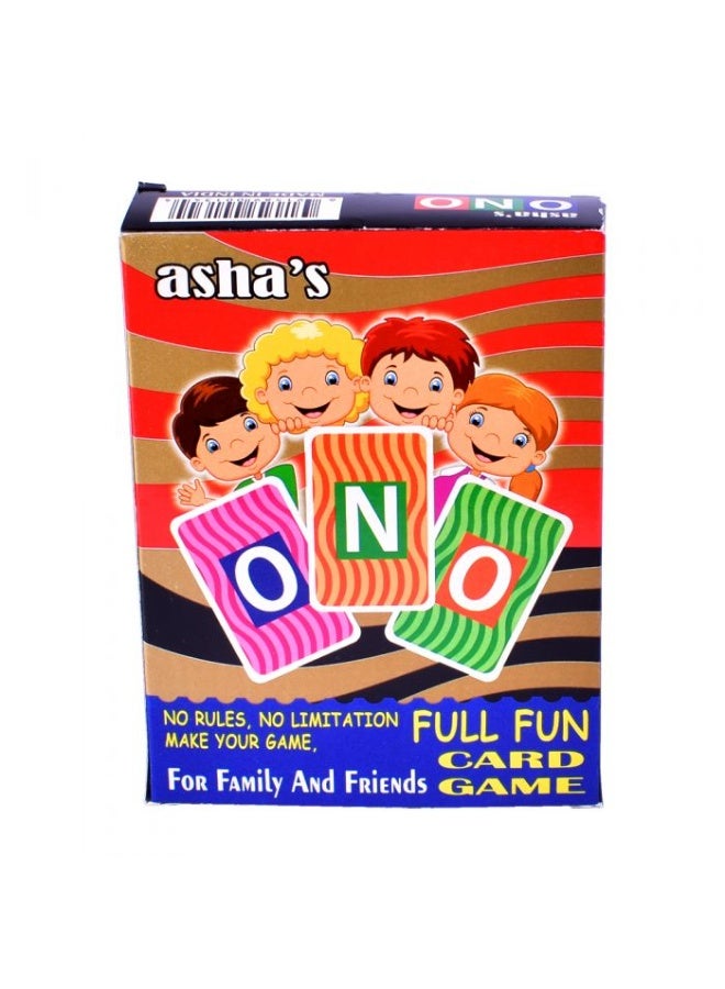 ASHA Classic ONO Card Game – Color & Number Matching Fun for Kids & Families | Includes Customizable Wild Cards & Special Action Cards | Gift for Ages 7+ - Image 1