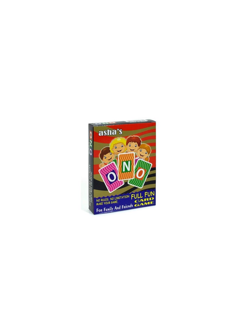 ASHA Classic ONO Card Game – Color & Number Matching Fun for Kids & Families | Includes Customizable Wild Cards & Special Action Cards | Gift for Ages 7+ - Image 2