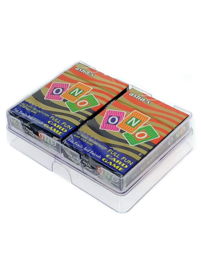 ASHA Classic ONO Card Game – Color & Number Matching Fun for Kids & Families | Includes Customizable Wild Cards & Special Action Cards | Gift for Ages 7+ - Image 3