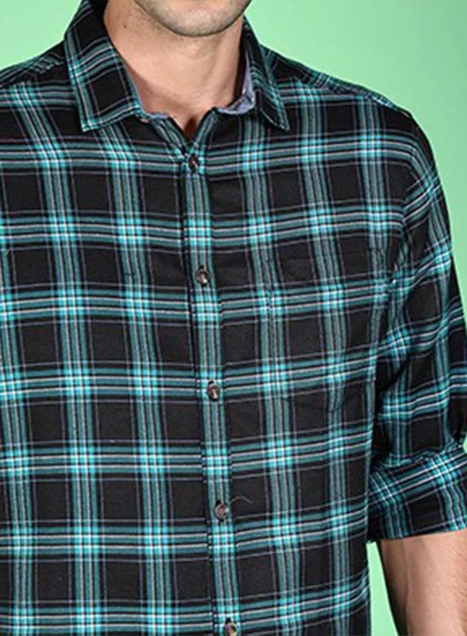 Take Two Men Regular Fit Checkered Casual Shirt By HardSoda