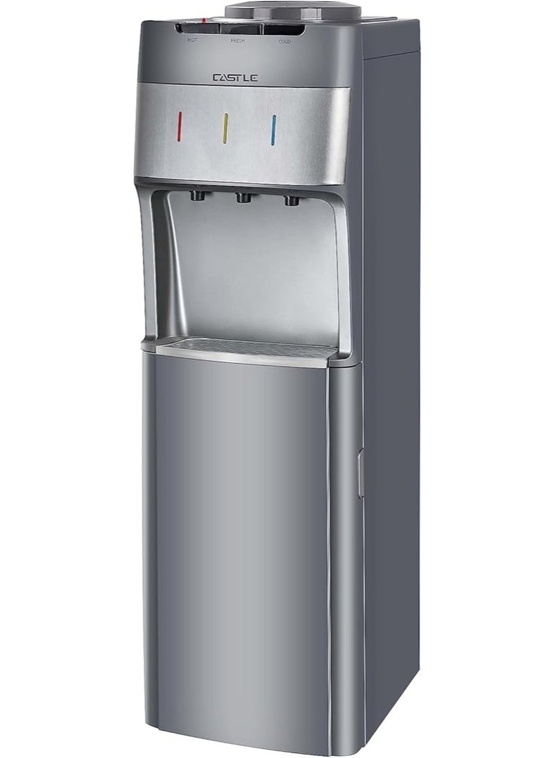 مبرد مياه وثلاجة لون فضي من كاسل WD 3040 R