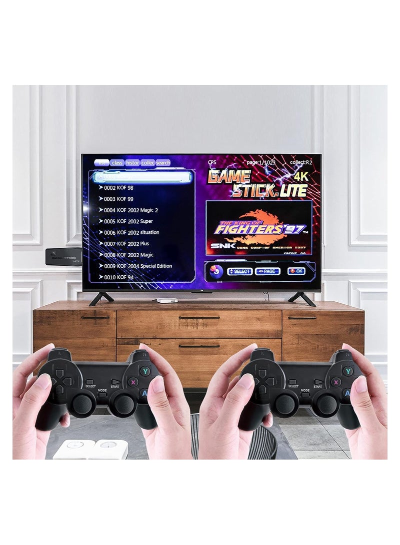Retro Game Console with Dual Wireless Controllers Plug & Play Video Game Stick Built in 3500/10000+ Games, 9 Classic Emulators, TV 4K High Definition HDMI Output, Great Gift for Adults and Kids (64G) - Image 4