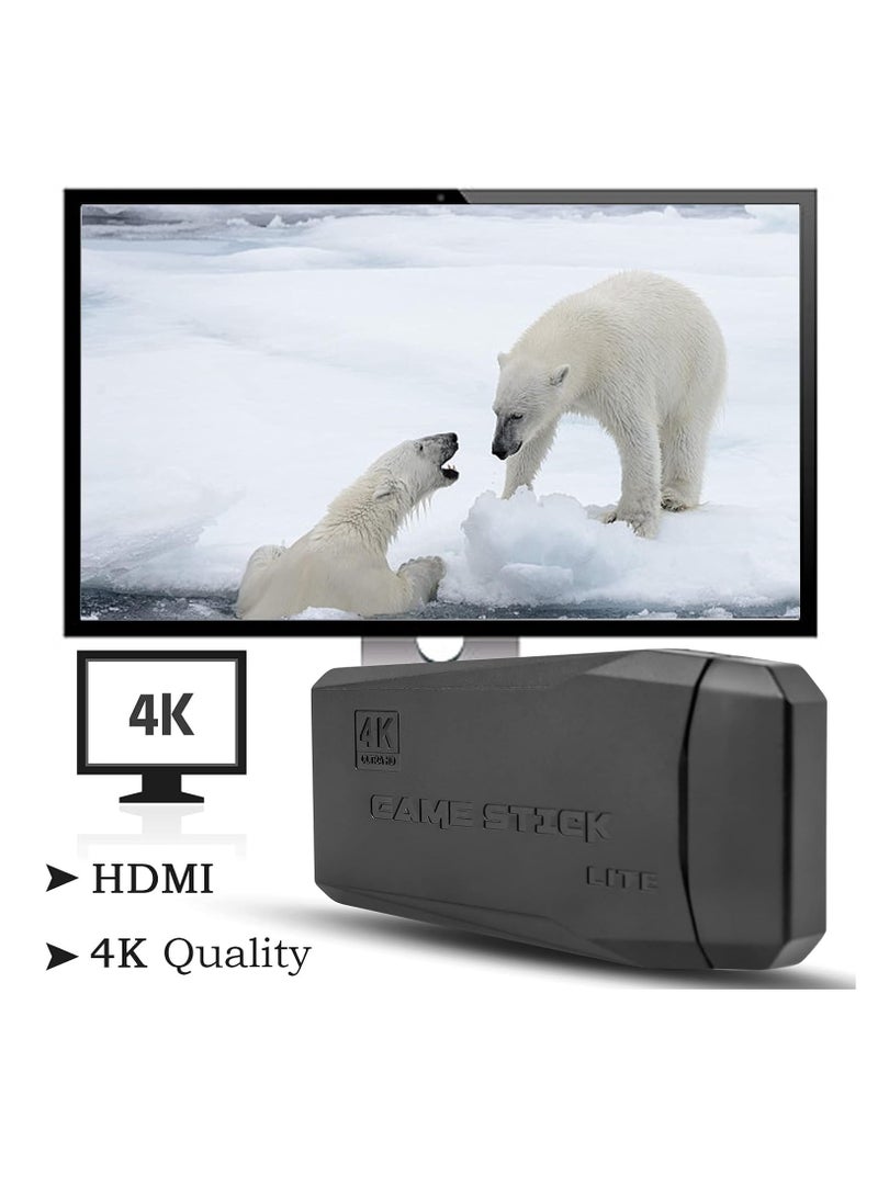 Retro Game Console with Dual Wireless Controllers Plug & Play Video Game Stick Built in 3500/10000+ Games, 9 Classic Emulators, TV 4K High Definition HDMI Output, Great Gift for Adults and Kids (64G) - Image 5