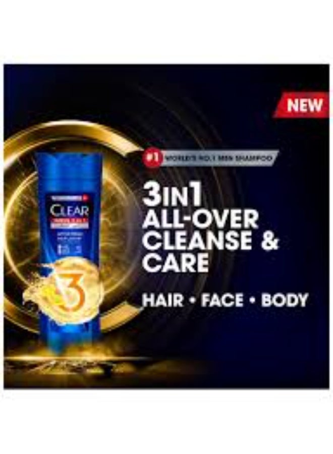 Clear Men  SHMPOO ACTIVE FRESH 3 IN 1 350Ml