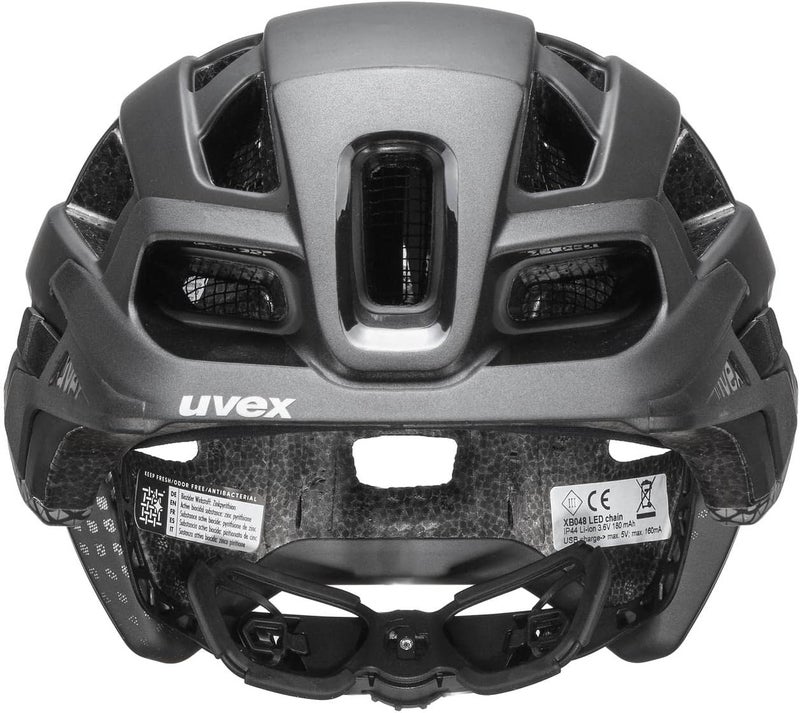 Uvex Finale Light 2.0 Helmet, 56-61 cm Size, Black/Silver - Image 2
