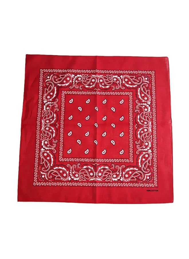 ماركة غير محددة الرجال النساء الباندانا القطن، 6 حزمة، سكوير بيزلي المنديل وربطة الرأس سكارف  - Image 3