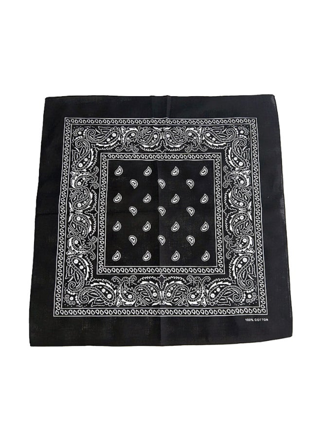ماركة غير محددة الرجال النساء الباندانا القطن، 6 حزمة، سكوير بيزلي المنديل وربطة الرأس سكارف  - Image 4