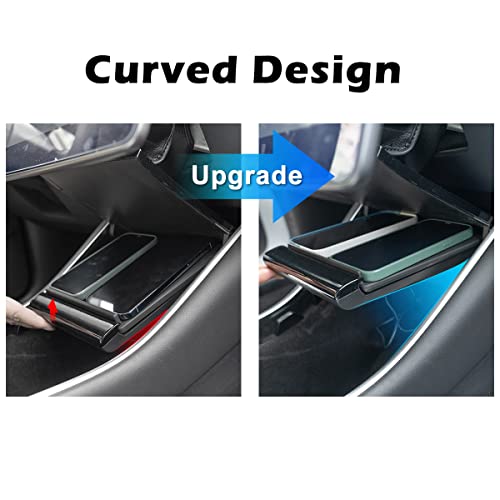TAPTES for Tesla Model 3 Wireless Charger [2020 Version], Wireless Phone Charging Pad M3 Accessories for iPhone 14/13/12Pro/12/Enabled Phones-Compatible for Tesla Model 3(Before Jun 2020) - Image 3