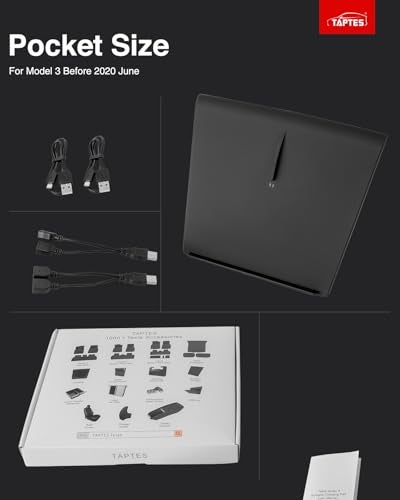 TAPTES for Tesla Model 3 Wireless Charger [2020 Version], Wireless Phone Charging Pad M3 Accessories for iPhone 14/13/12Pro/12/Enabled Phones-Compatible for Tesla Model 3(Before Jun 2020) - Image 4