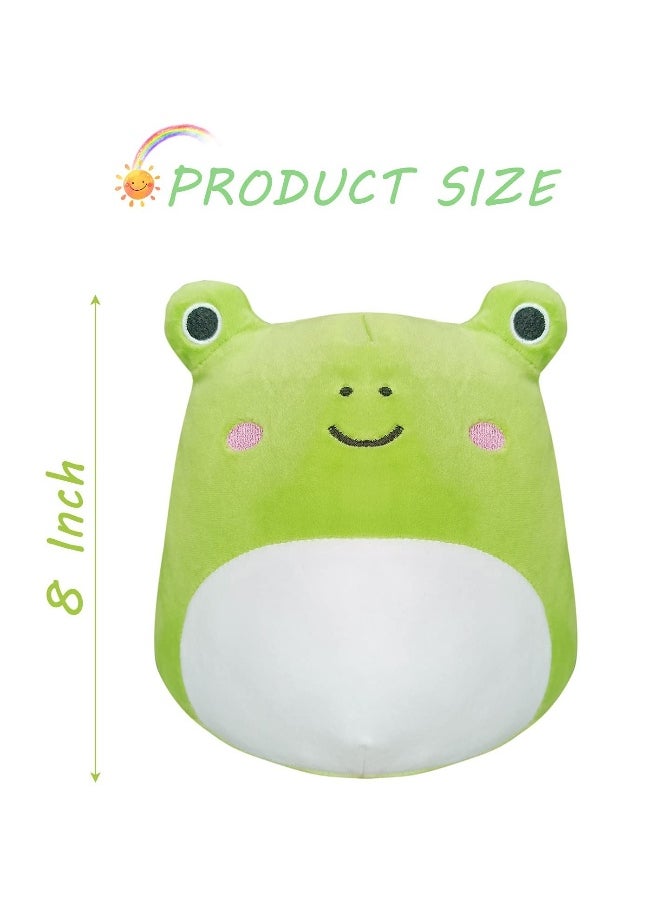 Cute Frog Plush Pillows, 8 Inch Animals Cute Frog Stuffed Pillow, Super Soft and Comfortable Plush Toy Birthday Decor Suitable for Boys Girls  - Image 4