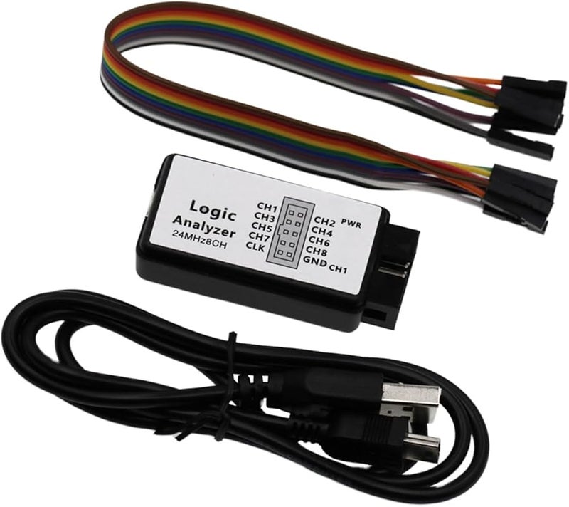 8 Channel USB Logic Analyzer Pocket Size for Embedded Systems Development Electronic Fault Diagnosis - Image 2