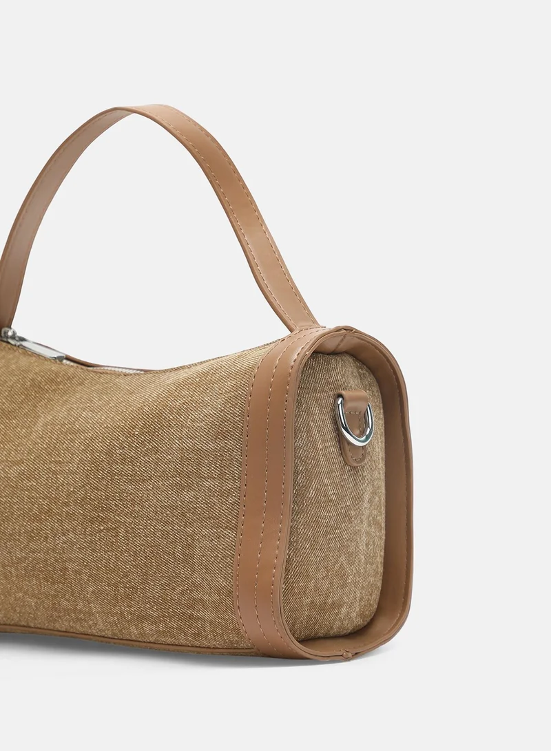 Haute Sauce Women's The Denim-Daze Hand Bag - Peanut Brown