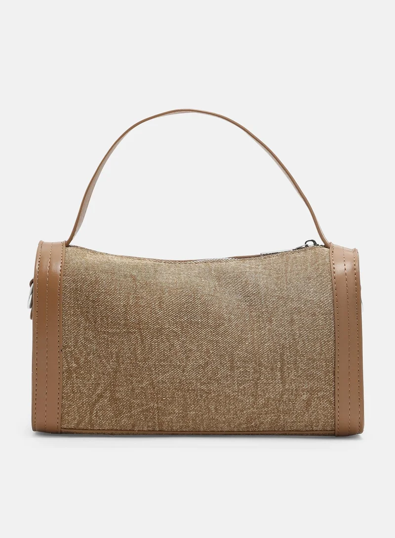 Haute Sauce Women's The Denim-Daze Hand Bag - Peanut Brown