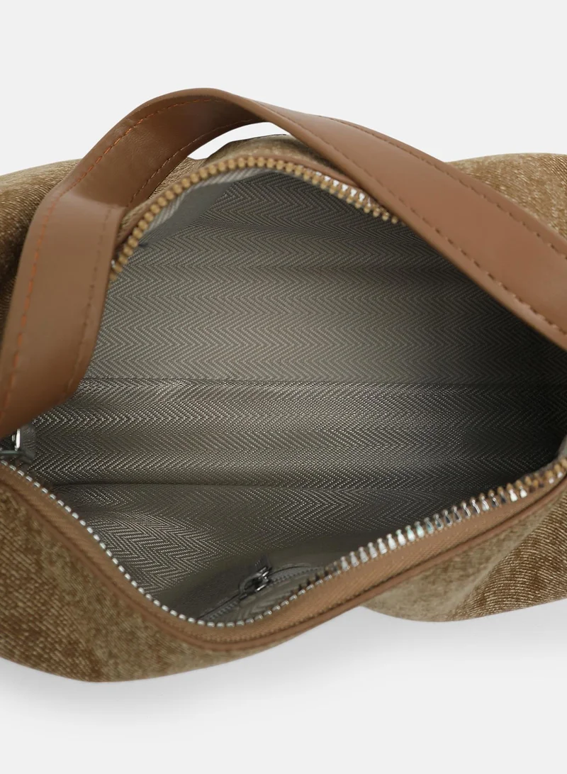Haute Sauce Women's The Denim-Daze Hand Bag - Peanut Brown
