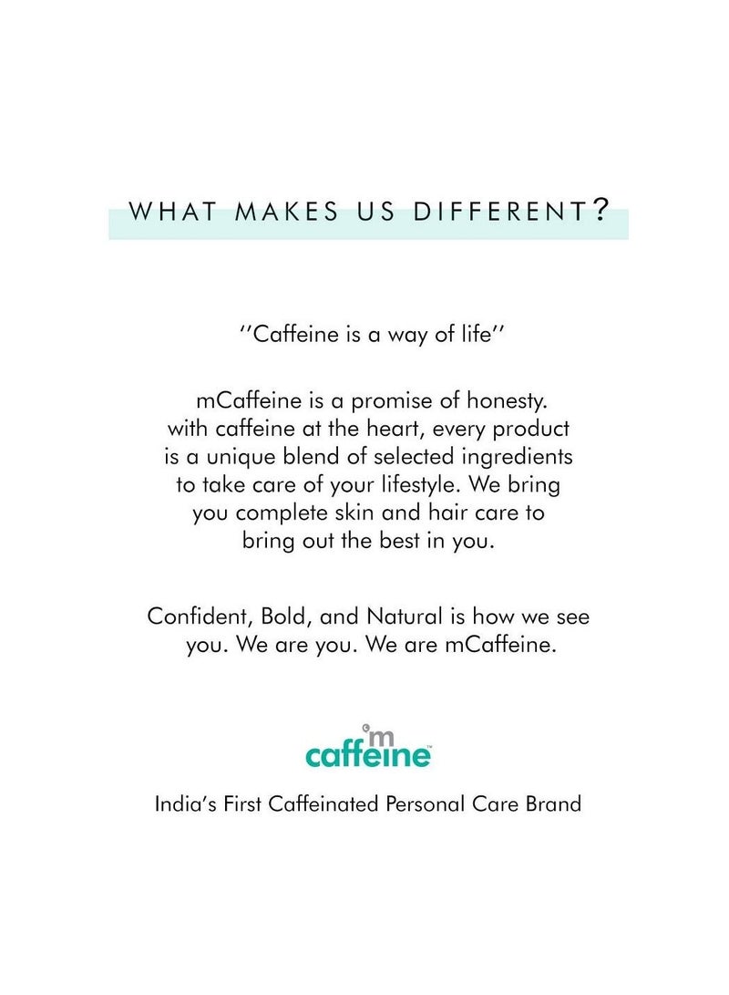 إم كافيين مقشر لتلميع الجسم وازالة الاسمرار والترطيب المكثف وفرك الجسم بالقهوة ومجموعة زبدة الجسم بالشوكولاتة للحصول على بشرة ناعمة وسلسة للرجال والنساء - Image 3