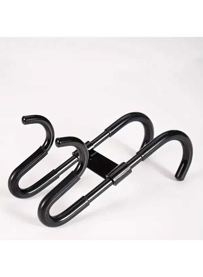 Black Rust Proof Heavy Duty Shower Door Hook No Drill Bathroom Storage - Image 4