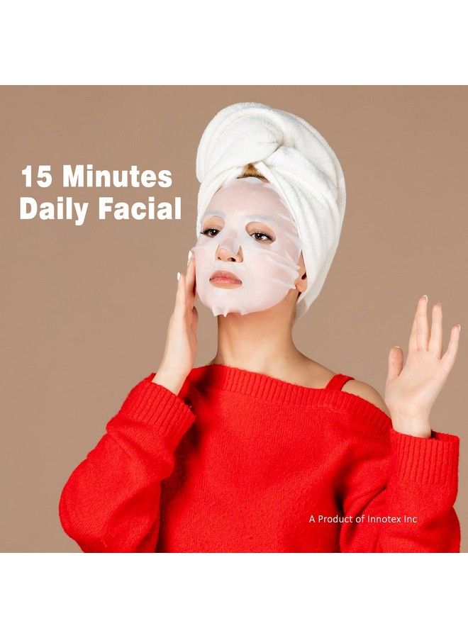 MASKING Skin Glowing Facial Sheet Mask For Women Men Strawberry Sheet Mask Suitable For All Type Skin Pack Of 05  - Image 4