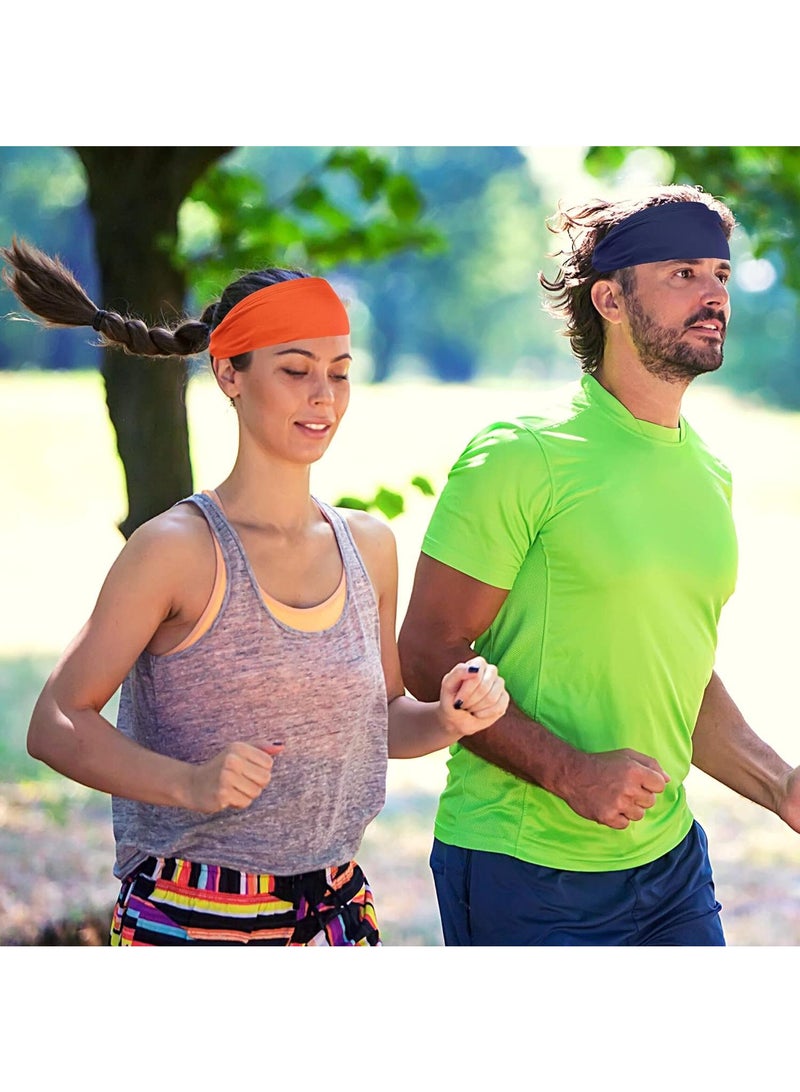 Y&D 5 Piece Sports Sweat Absorbent Running Fitness Headband  - Image 4