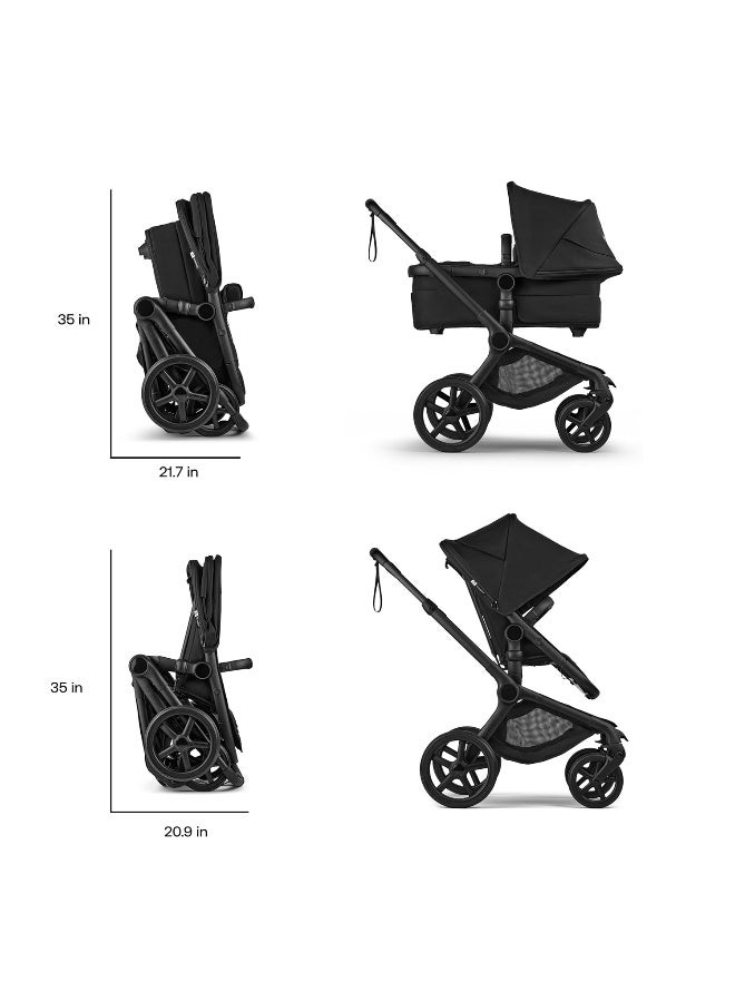 Bugaboo Fox 5 Renew Complete Stroller - Black/Heritage Black - Image 3