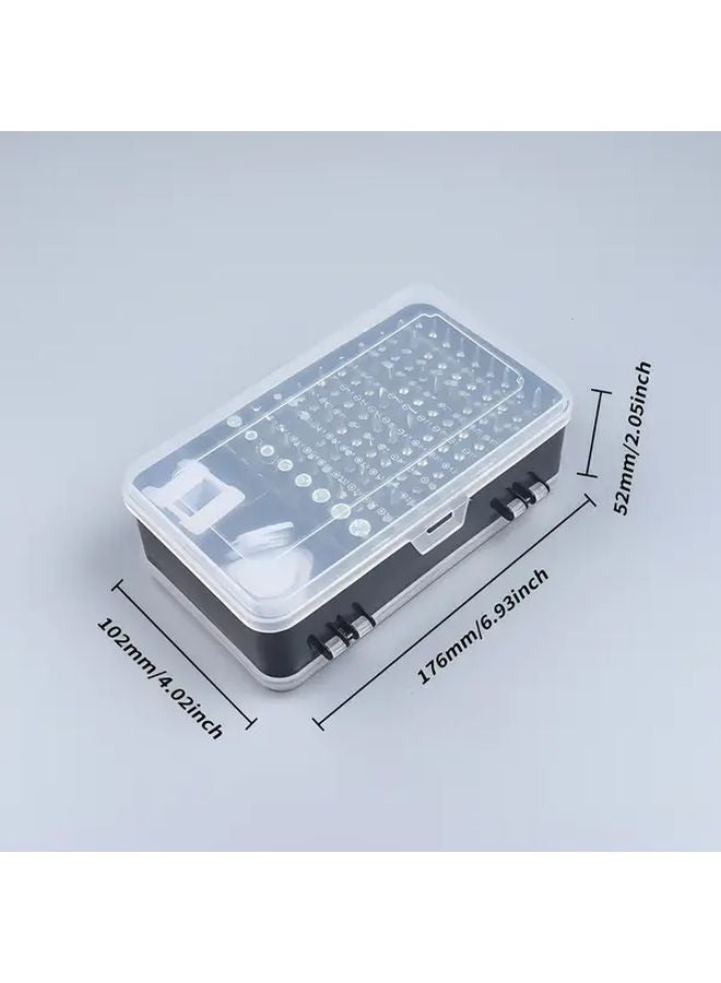 115 في 1 مجموعة مفكات دقيقة من صلب الكروم والفاناديوم مع أدوات مغناطيسية - Image 3