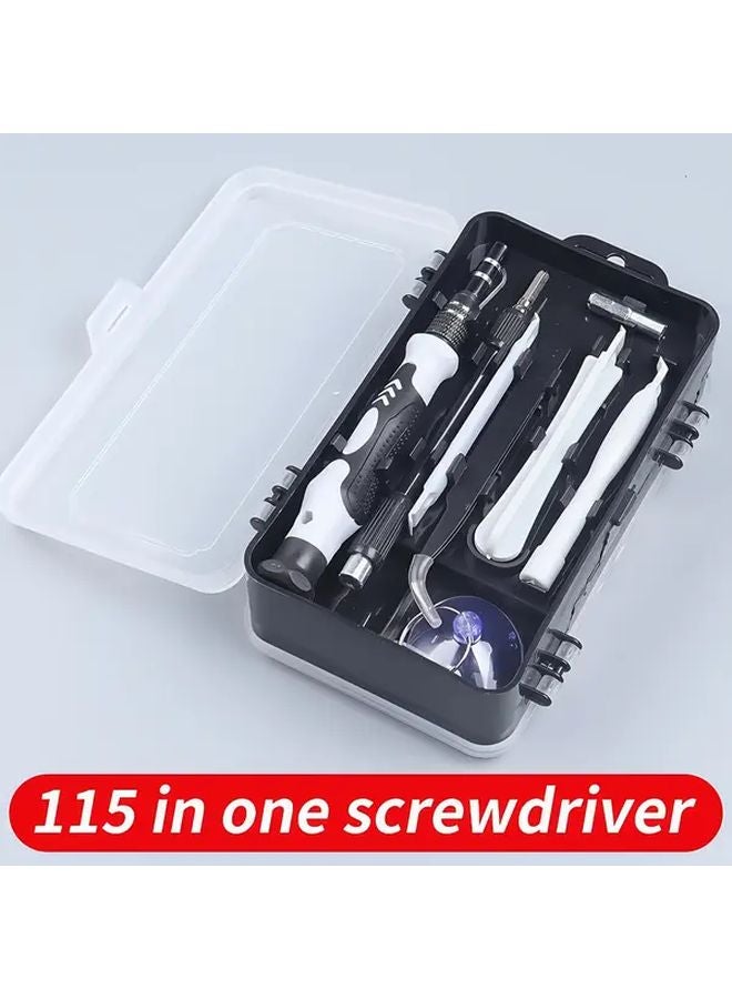 115 في 1 مجموعة مفكات دقيقة من صلب الكروم والفاناديوم مع أدوات مغناطيسية - Image 5