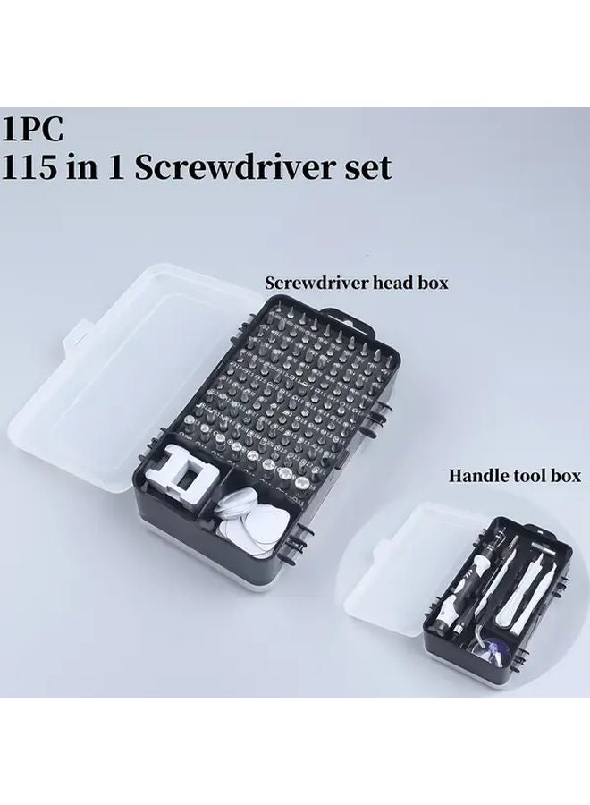 115 في 1 مجموعة مفكات دقيقة من صلب الكروم والفاناديوم مع أدوات مغناطيسية - Image 1