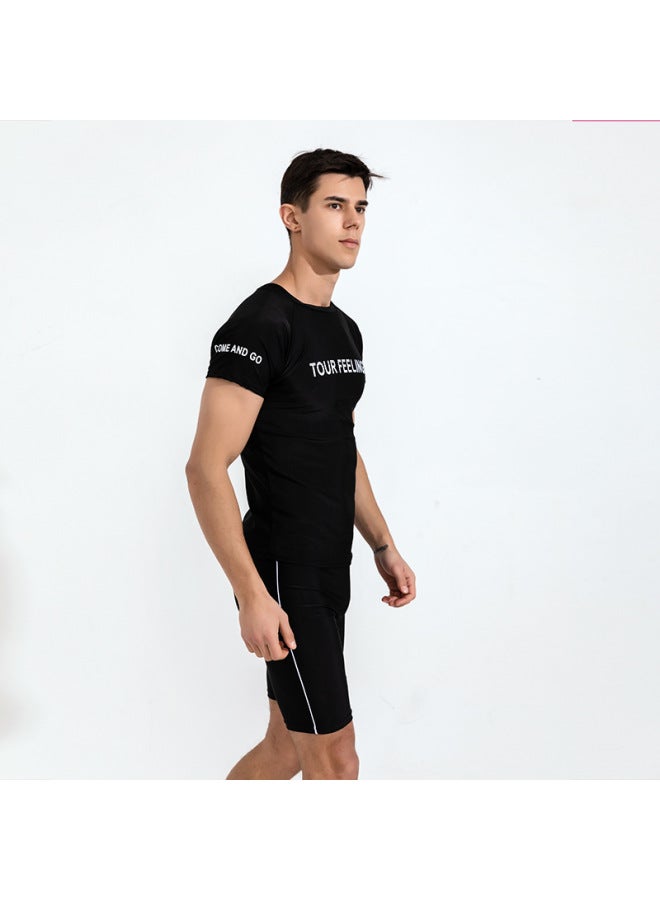 إسكدنيا ملابس سباحة Tengchuang للرجال ملابس سباحة للمراهقين والبالغين والأولاد مقاس كبير ملابس سباحة للرجال بالجملة-اللون: 1014+1009 - Image 4