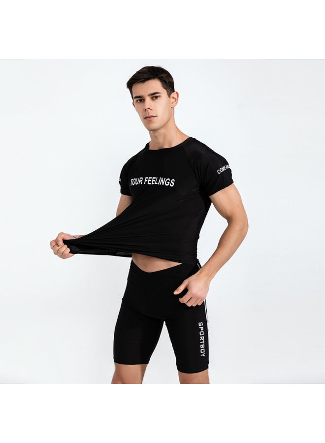 إسكدنيا ملابس سباحة Tengchuang للرجال ملابس سباحة للمراهقين والبالغين والأولاد مقاس كبير ملابس سباحة للرجال بالجملة-اللون: 1014+1009 - Image 3