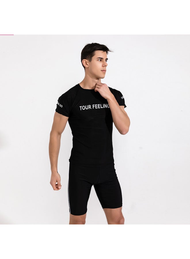 إسكدنيا ملابس سباحة Tengchuang للرجال ملابس سباحة للمراهقين والبالغين والأولاد مقاس كبير ملابس سباحة للرجال بالجملة-اللون: 1014+1009 - Image 2