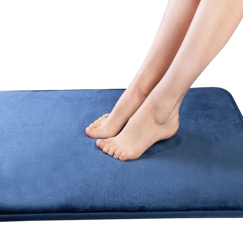 Y&D FMT Super Soft Memory Foam Bath Mat - Non-Slip Absorbent Bathroom Rug, Quick Dry Floor Carpet for Tub & Shower - Machine Washable - Image 1