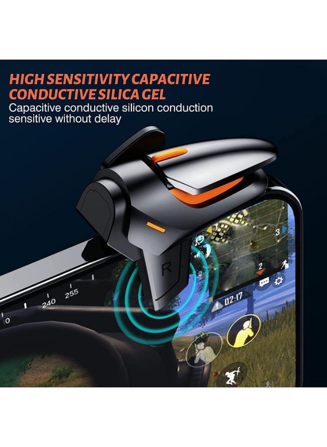 Bukela PUBG Mobile Game Controller Trigger, New Version, 1 Pair for iOS/Android Smartphones, Black - Image 2