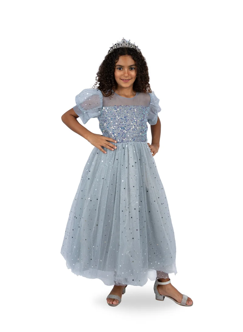 D'Daniela Sparkly Tulle Princess Dress