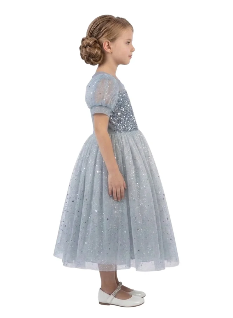 دىدانيالا فستان أميرة تول لامع