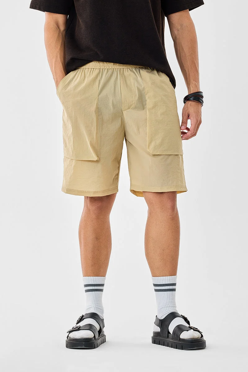 SNITCH شورت برباط مطاطي بقصة عادية