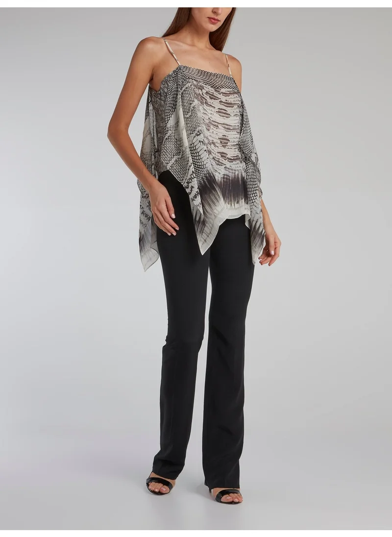 روبرتو كافالي Python Print Flounce Camis