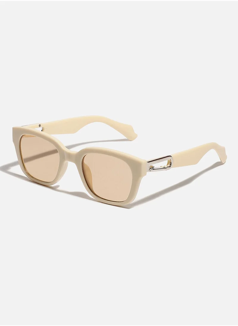 صوص هاوت Beige Wayfarer Sunglass