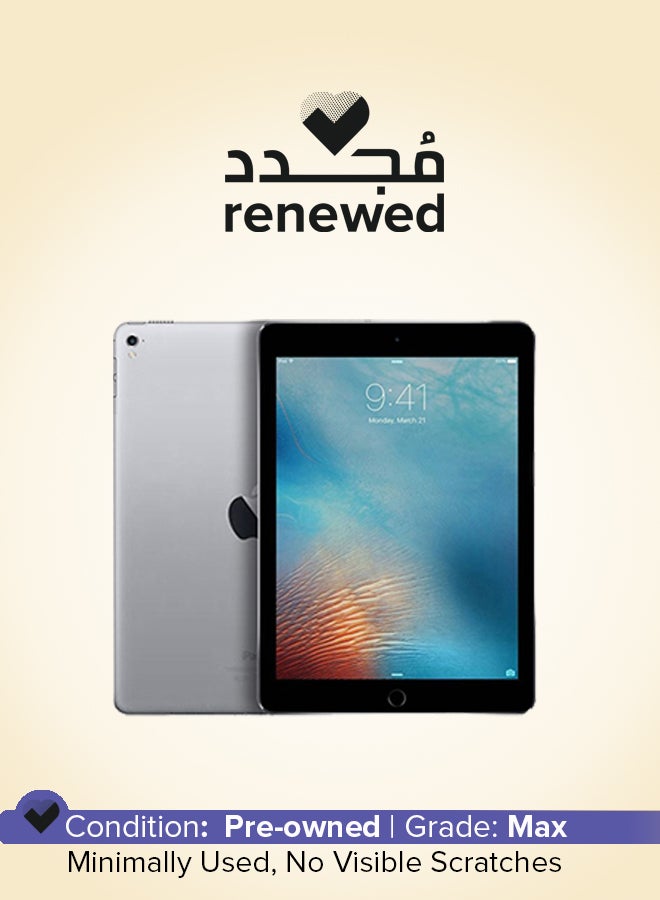 ابل  Renewed - iPad 2017 (5th Gen) 9.7inch 128GB Wi-Fi 4G Space Gray With FaceTime - Image 1