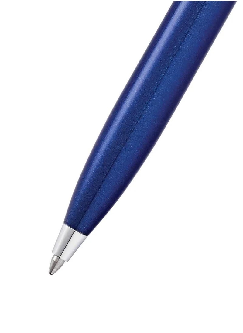 SHEAFFER - Sheaffer® 100 Glossy Blue with Chrome Trims Ballpoint Pen - Image 1