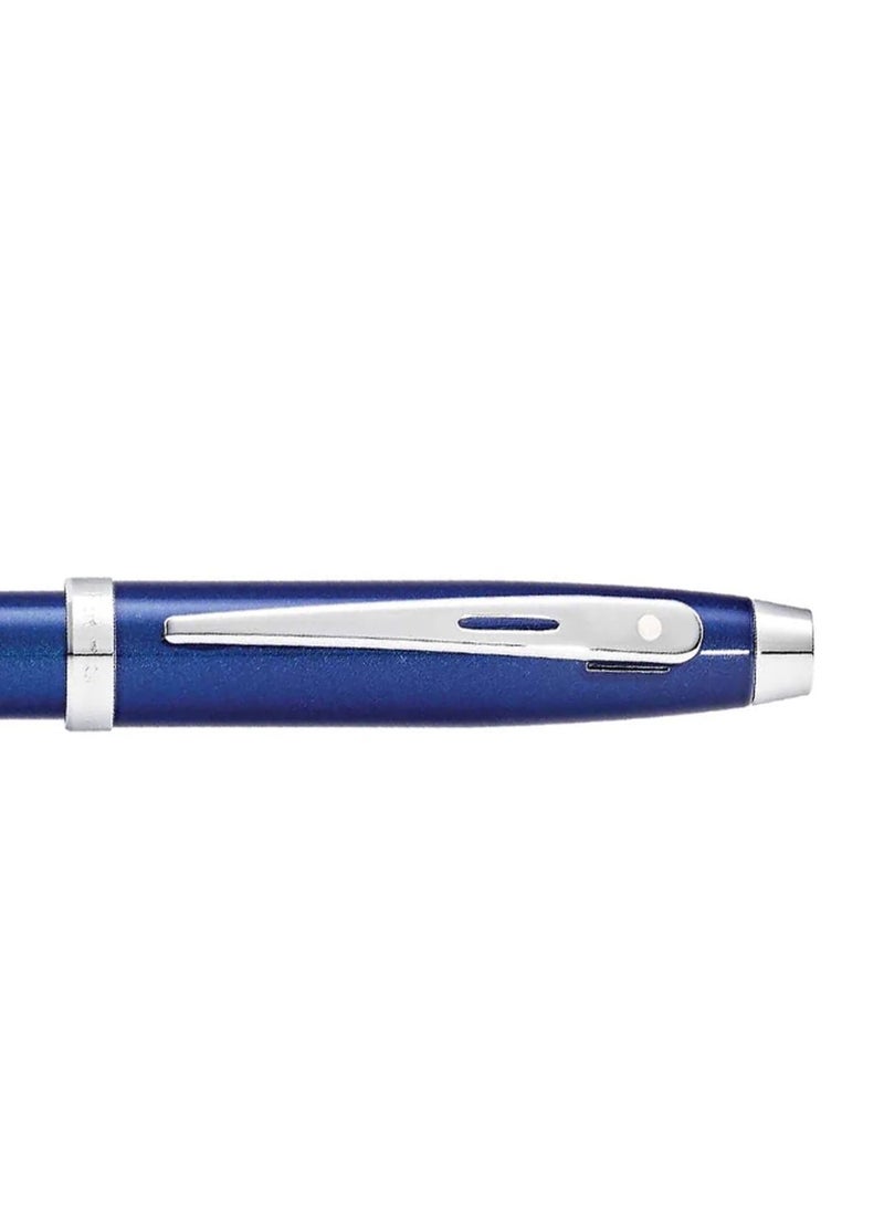 SHEAFFER - Sheaffer® 100 Glossy Blue with Chrome Trims Ballpoint Pen - Image 1