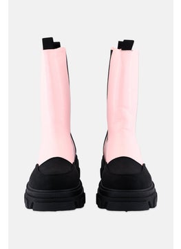 TRUFFLE COLLECTION Women Chunky Chelsea boots, Pink  - Image 4