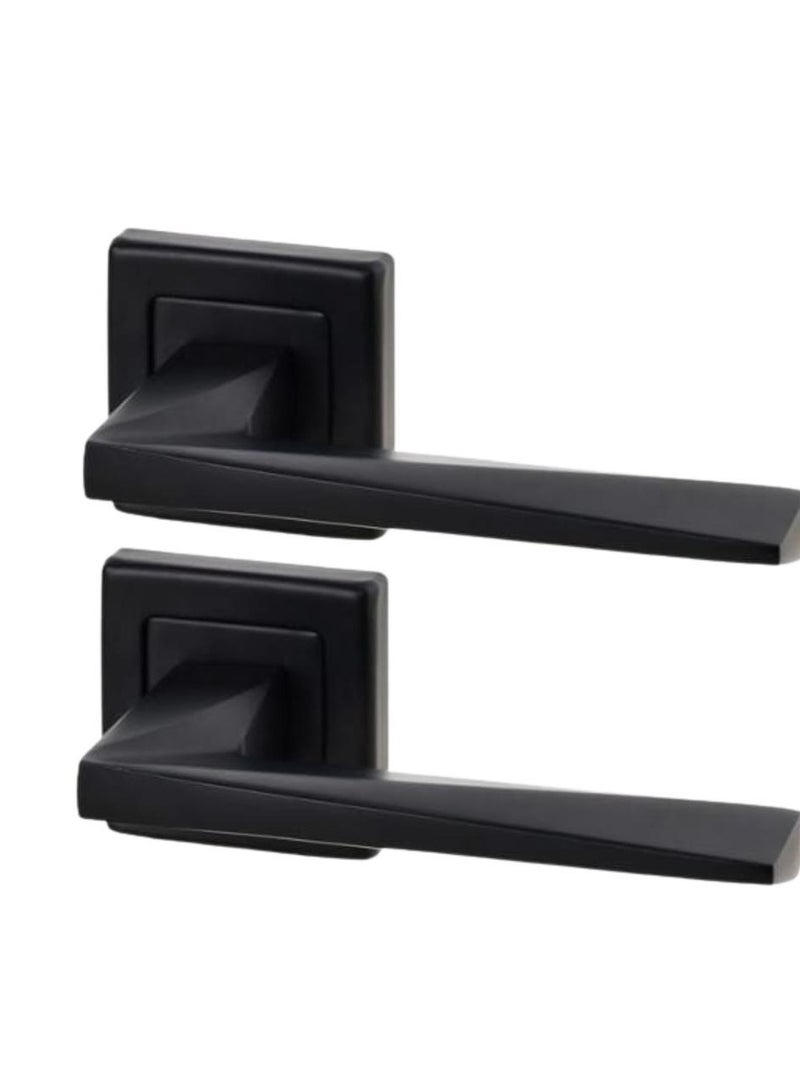 Modern and Elegant Door Handle-Door Handle | High-Quality Aluminum – Durable and Stylish| Comfortable Grip  Easy Installation(matt black)