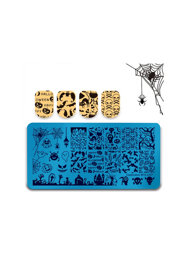 brunson Nail Stamping Plates Nail Art Stamping Stamper Scraper Tool for Professional Manicure and Pedicure Perfect Stencil for Beautiful Nail Designs in Salons and at Home Nail Art Templates