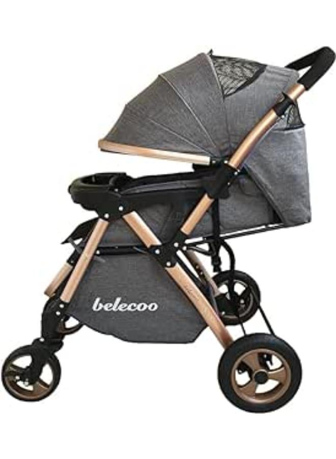 belecoo Bambio Belico Push 'n Go Stroller - (Gray)